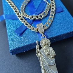 I Deliver I Ship 14k Gold Plated Chain Set