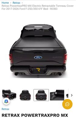 2016-2026 Ford F250-350 bed cover Retrax Electric