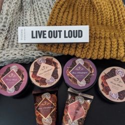 Beanies, Perfume, And  Paris Hilton Spa  Set