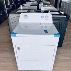 New Whirlpool 7.0 Cu. Ft. Top Load Electric Dryer with AutoDry Drying System WED4850HW