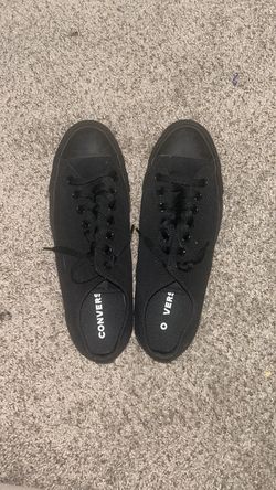 black converse
