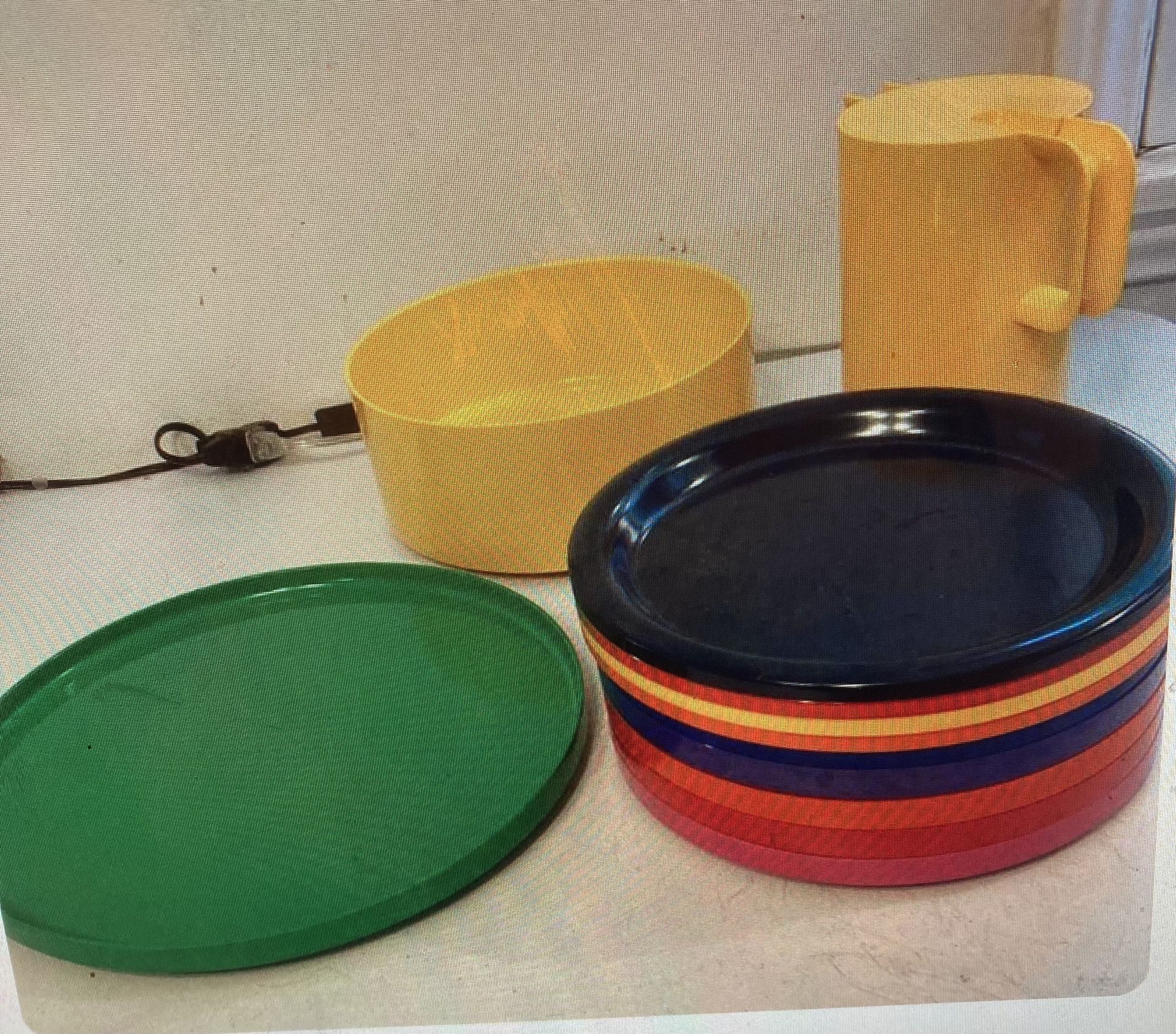 Pick & choose!Classic Hellerware Serving Bowl, Serving Platter, Pitcher And 10 Plates