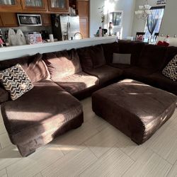 Sectional And Ottoman