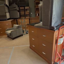 Nightstand And Dressers, Real Wood