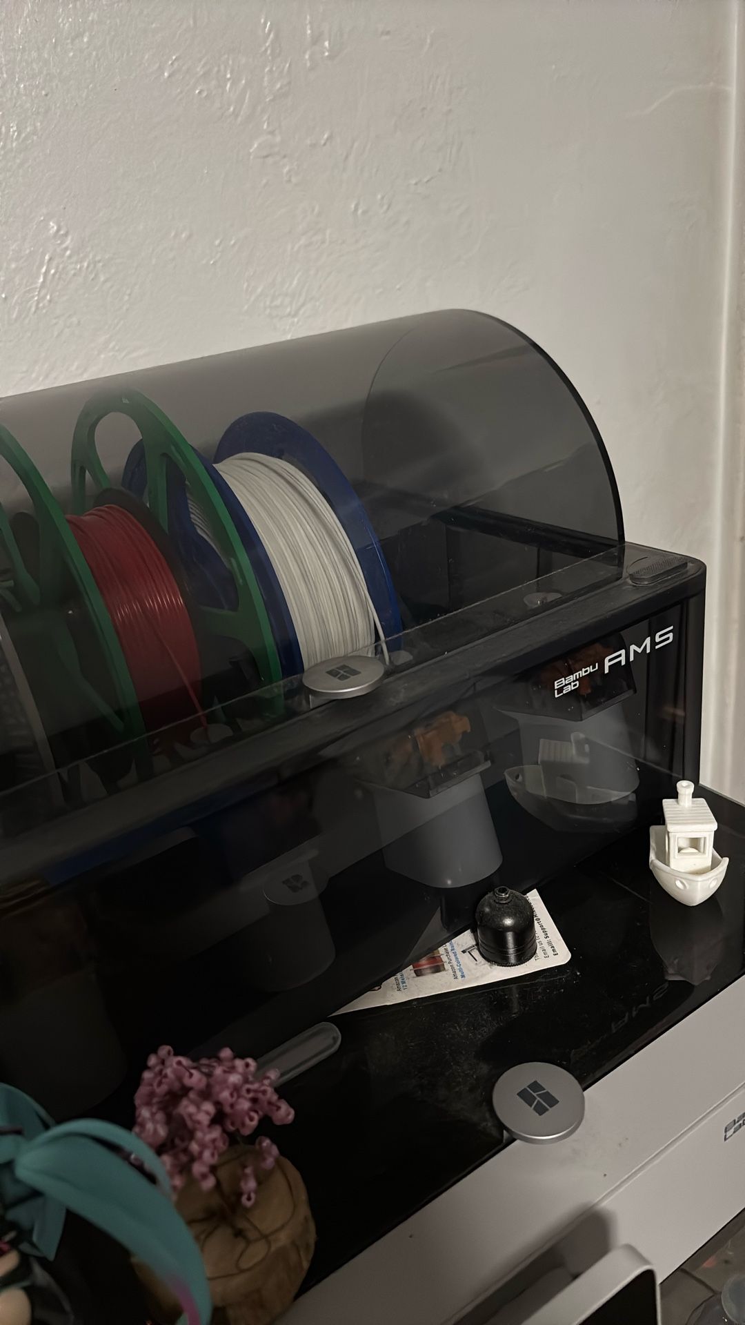 Bambu Lab X1 Carbon 3d Printer And Also Bambu AMS