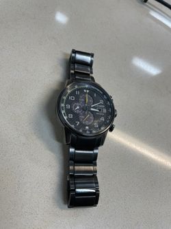 Citizen Eco-Drive b612-R008994 Gunmetal Stainless Steel 44mm