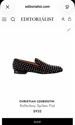 Christian Louboutin Rollerboy Spikes Flat