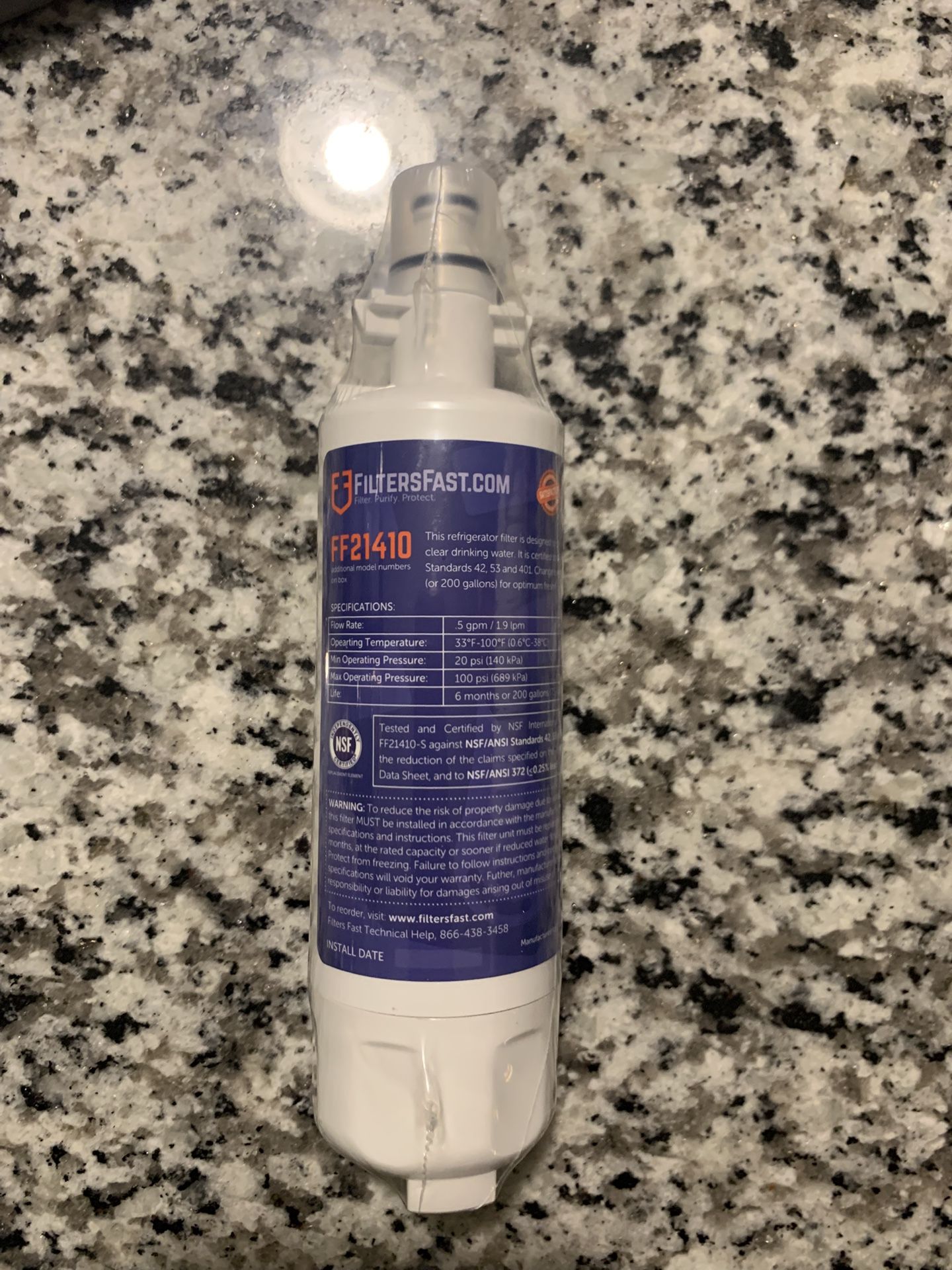 *BRAND NEW* FF21410 LG Water Filter Replacement Refrigerator 3 For $35