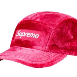 Supreme Crushed Velvet Camp Hat 
