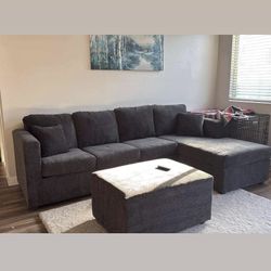Sectional With Ottoman ¡¡BRAND NEW!! In Stock