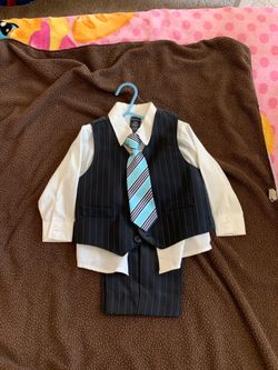 Boys Nautica boys 4 piece vest suit