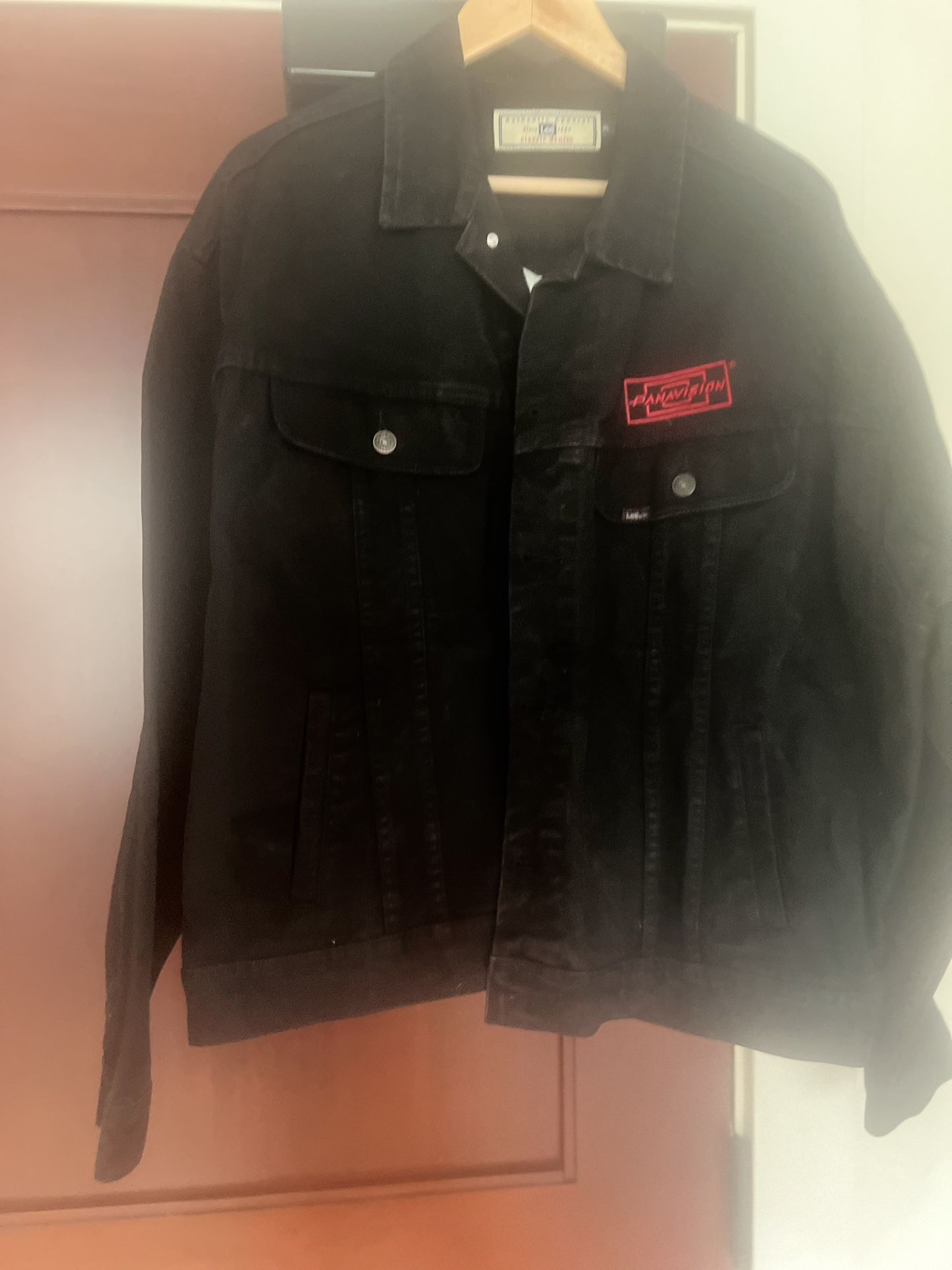 PANAVISION black Denim Classic Jacket /mens XL