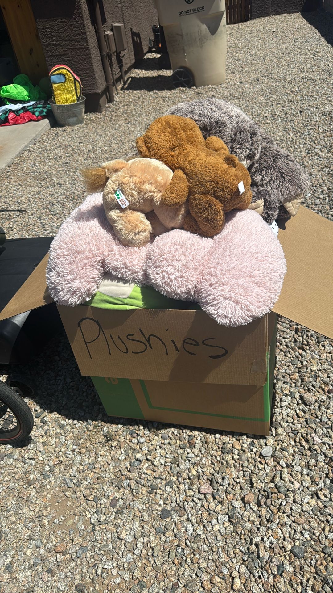 Box Of Plushies All Sizes