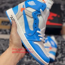 Off-White x Air Jordan 1 Retro High OG”UNC“AJ1