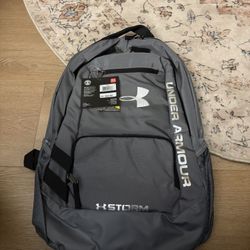 Under armor gray backpack