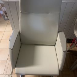 White Leather Chair