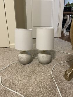 Set Of 2 Small Lamps 