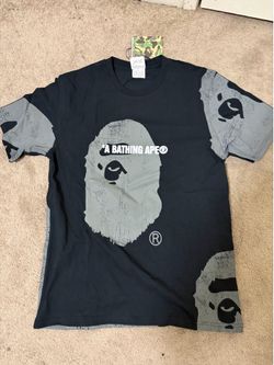 Black and grey Bape T shirt size XL