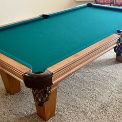 Buckhorn 8 Foot Taper Leg Pool Table