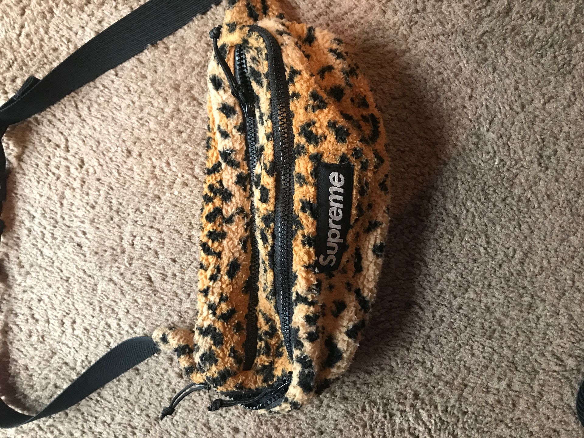 Supreme cheetah Fanny pack