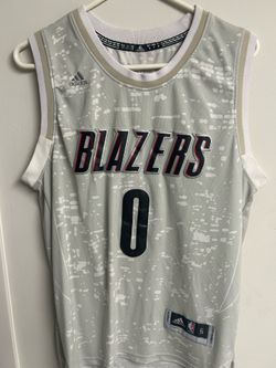 Rare Damian Lillard Portland Trailblazers Camo Jersey