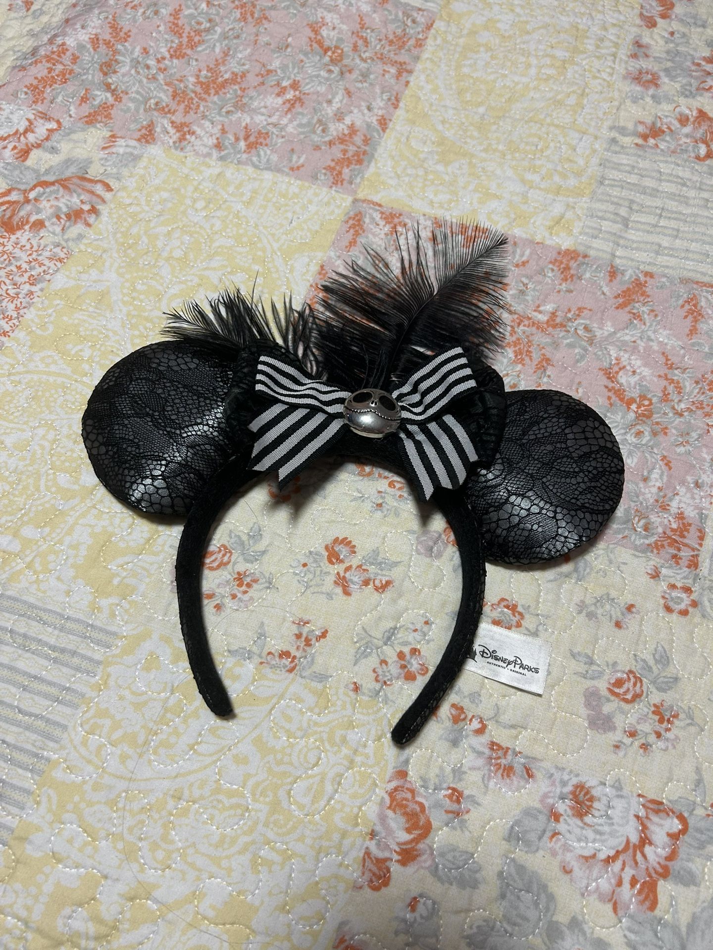 Disney Parks Jack Skellington Mickey Ears Nightmare Before Christmas