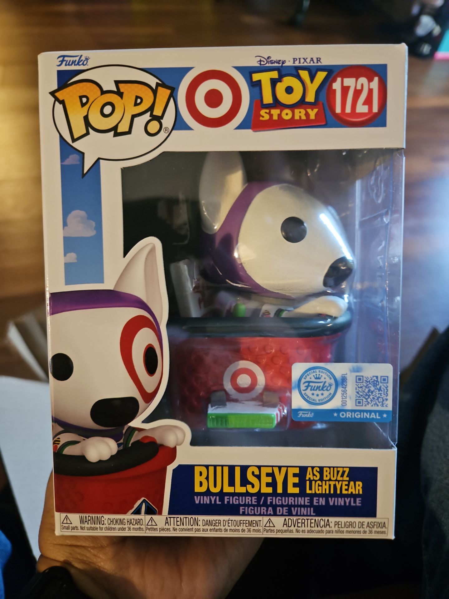 Bullseye as Woody and Buzz funko