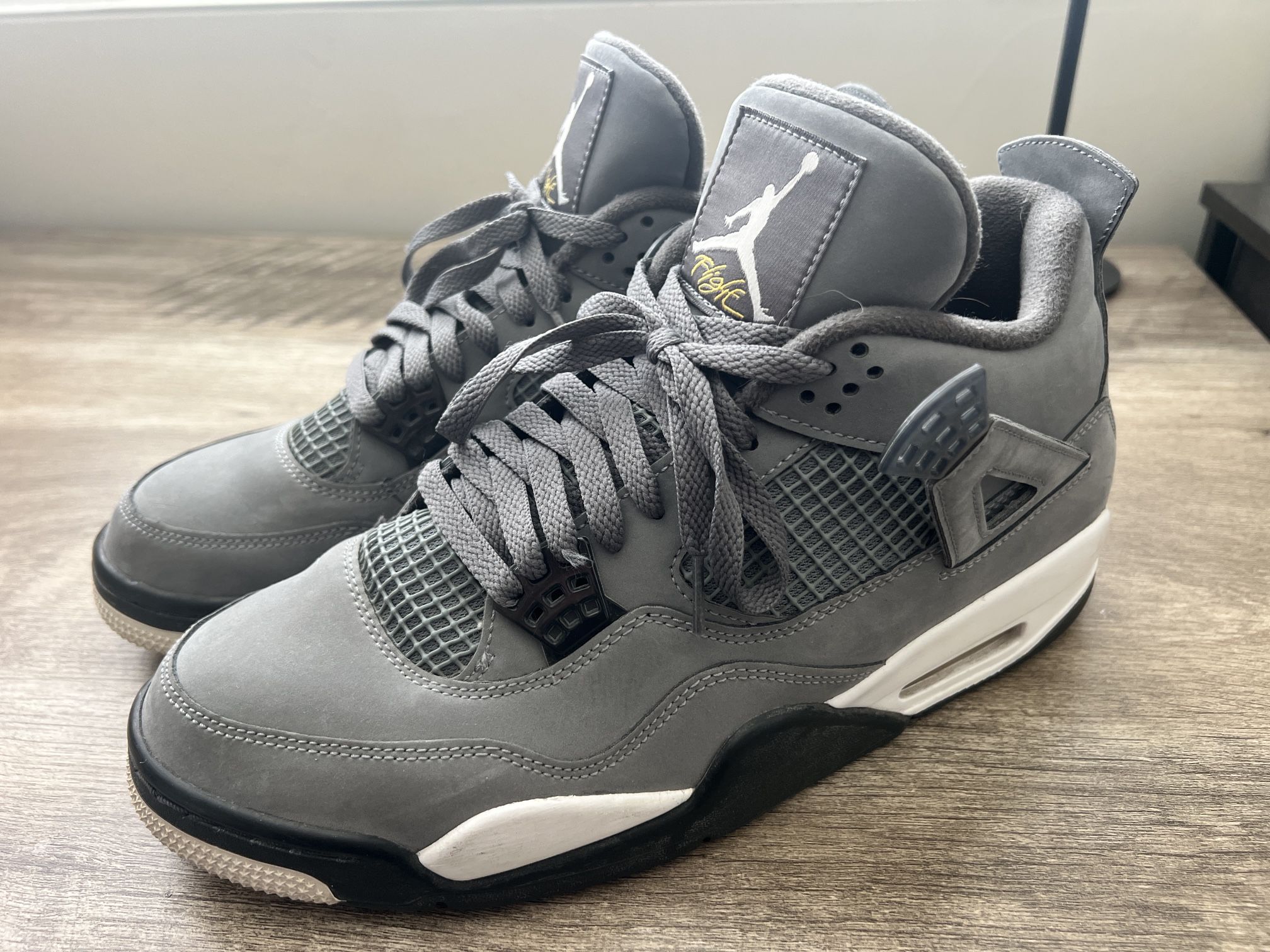 Jordan 4 (broken strap on right shoe) $80