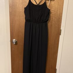 NEW Juniors Black Maxi Dress