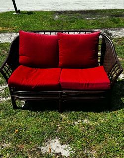 Patio Loveseat With Cushions