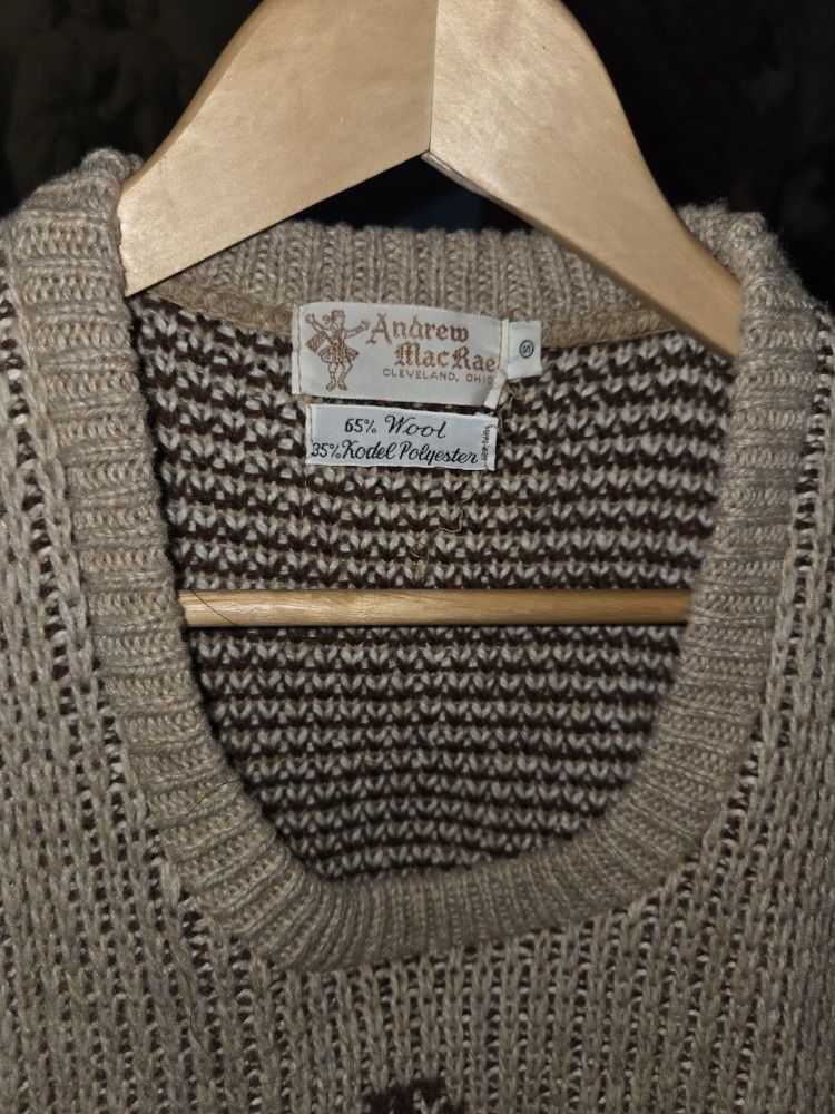 Mens Vintage Thunderbird Sweater Vest