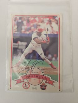 Felx jose autograph jumbo card