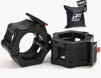Brand new Ritfit 2 inch Olympic Barbell Clips with carry bag