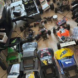 Huge RC Cars Lot With Everything