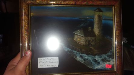 Lighthouse painting