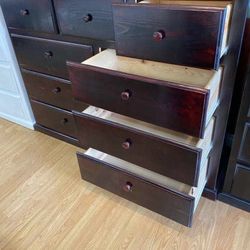 9 Drawer Pinewood Cherry 
