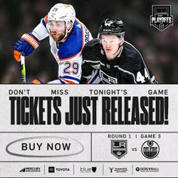 Los Angeles Kings Vs Oilers Conf 1st Rnd Game Friday April 26 Th
