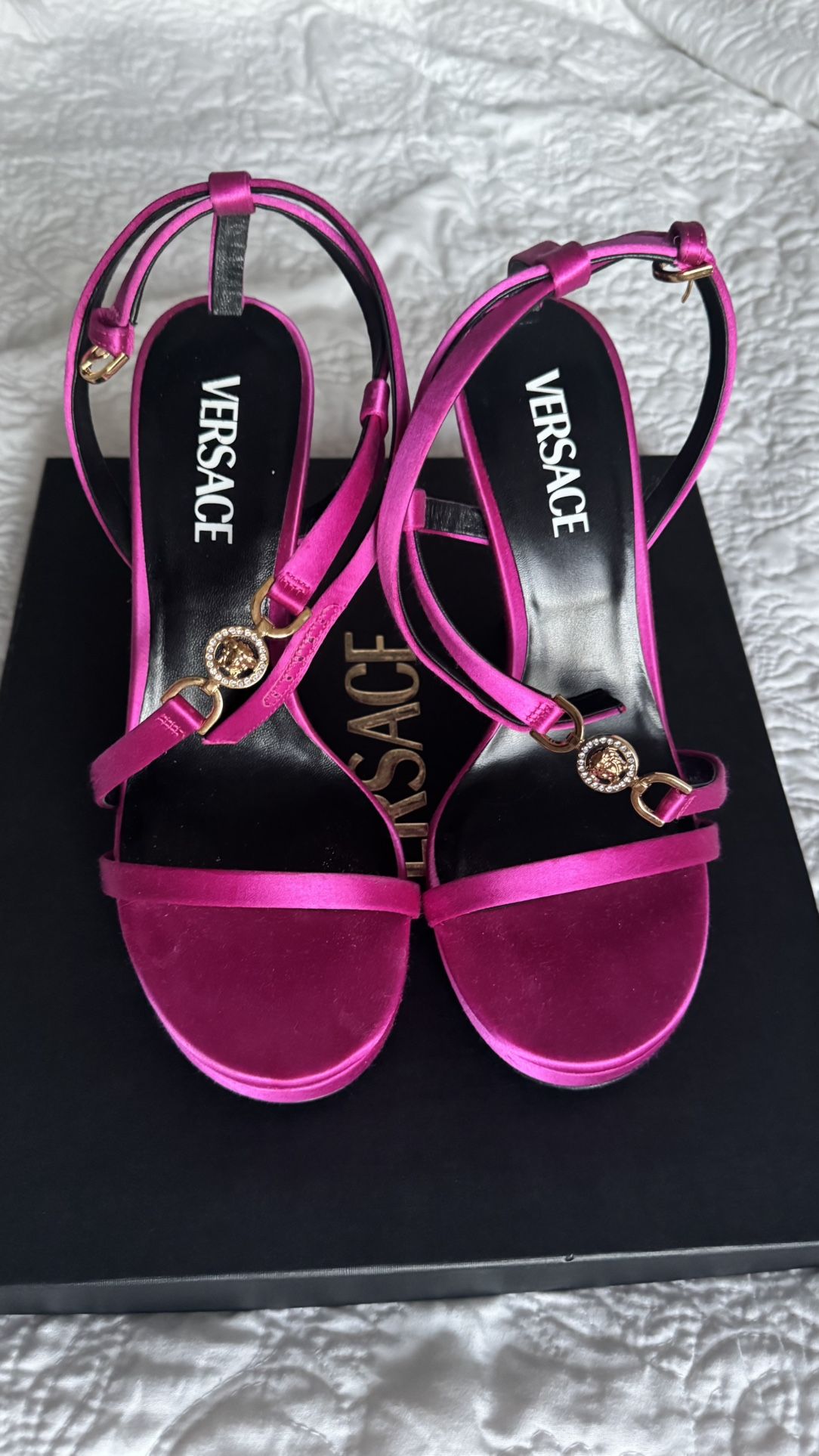 Pink Versace Heels