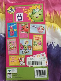 Shopkins Valentine Cards