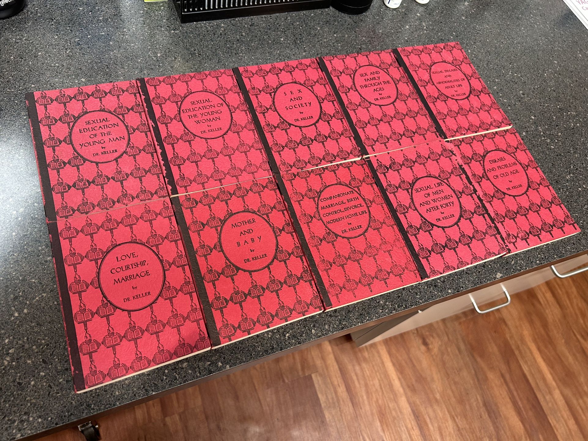 The Complete Sexual Education Series, 10 Books, Dr. David Heller, 1928