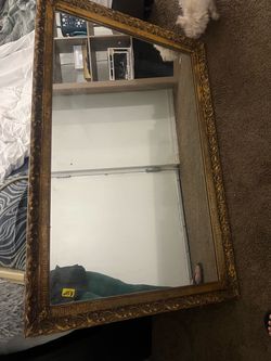 Large Gold mirror