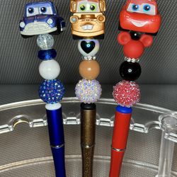Beaded pens With character s