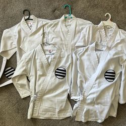 Shotokan Karate , White GI, Sparring Gear Set