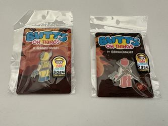 Butts On Things Deadpool & Wolverine Pin Set