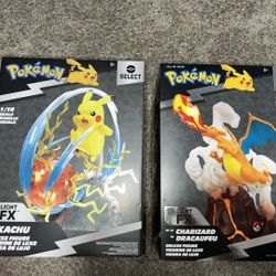 Brand NEW Charizard & Pikachu Light Up 