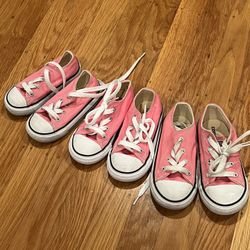 Pink Girls Converse  