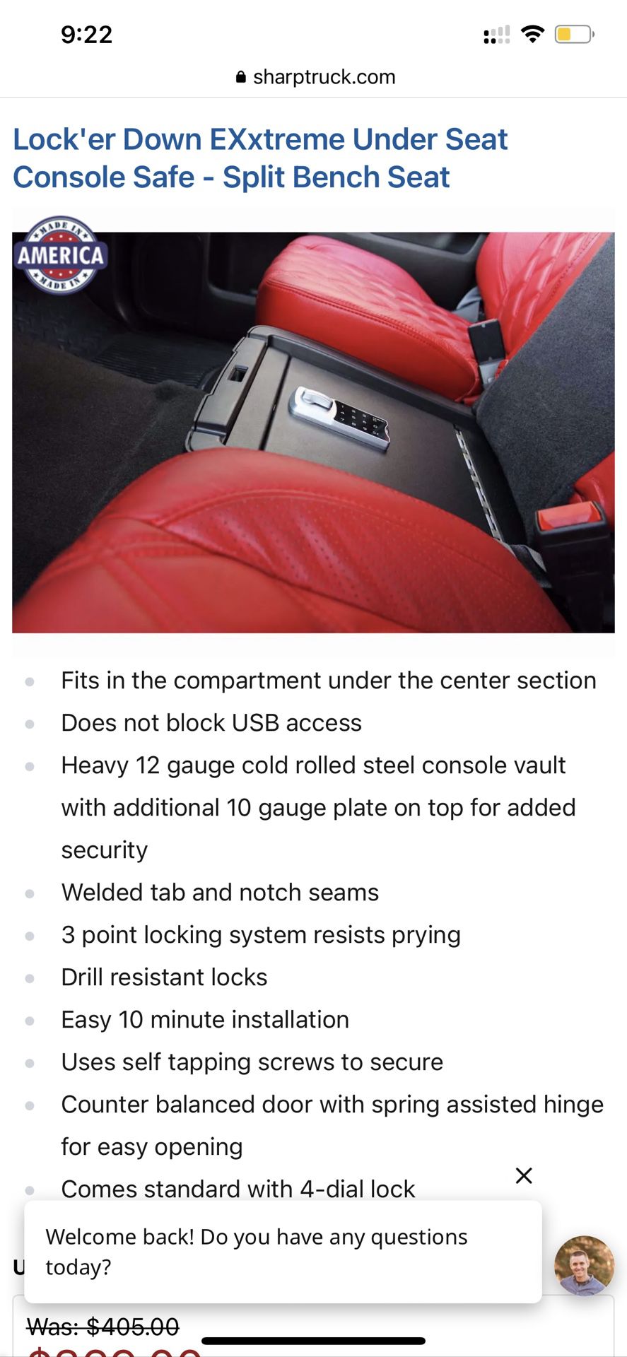 GMC Sierra Split Bench SAFE 