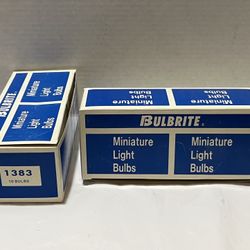 19 Pieces Of Bulbrite 1383 Miniature Light Bulbs