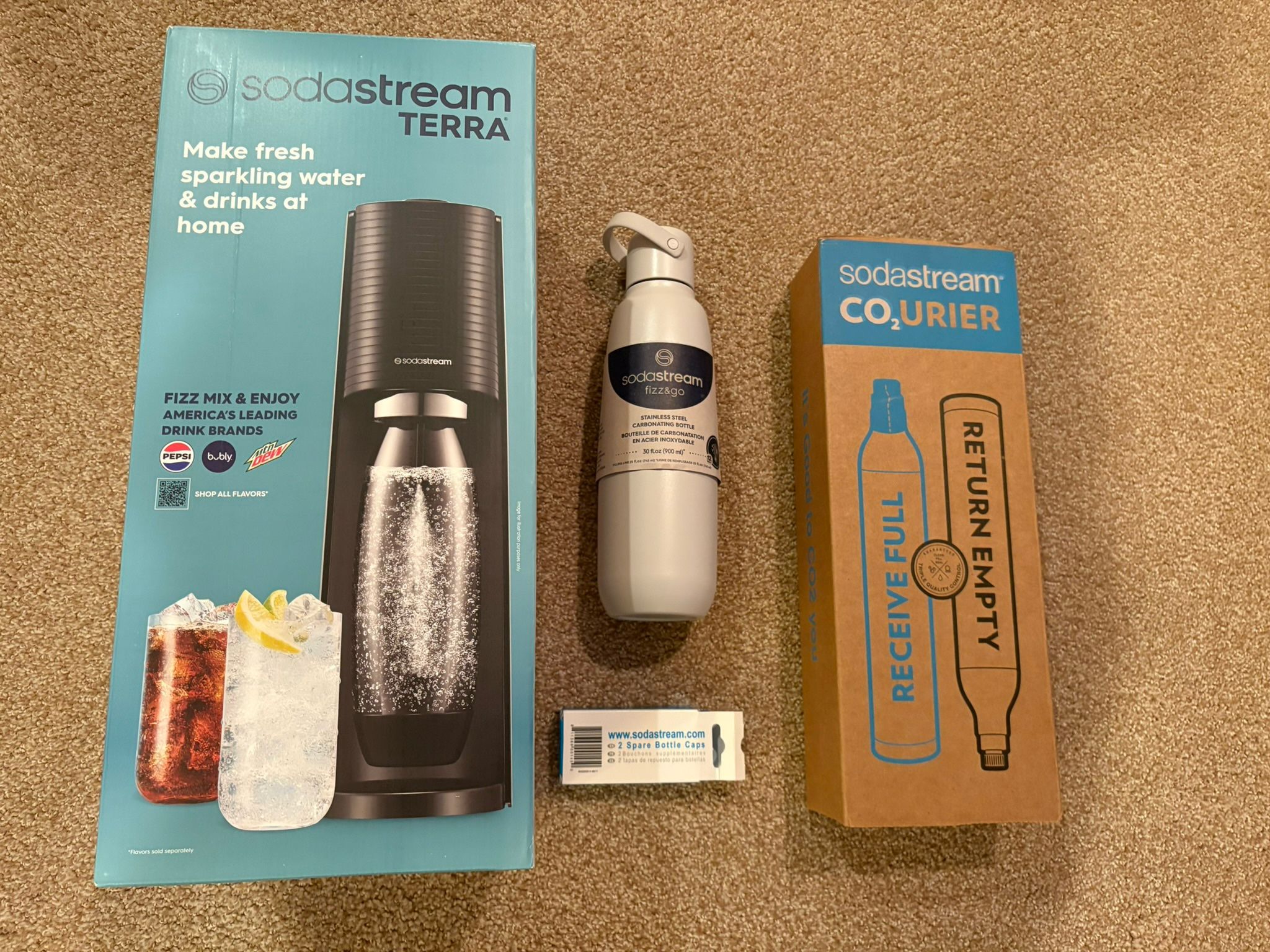 Sodastream Terra Bundle - New