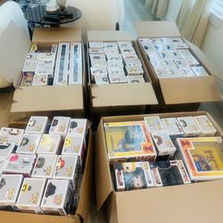 Excellent Huge Lot of 358 Different Funko Pop Figures Collections 